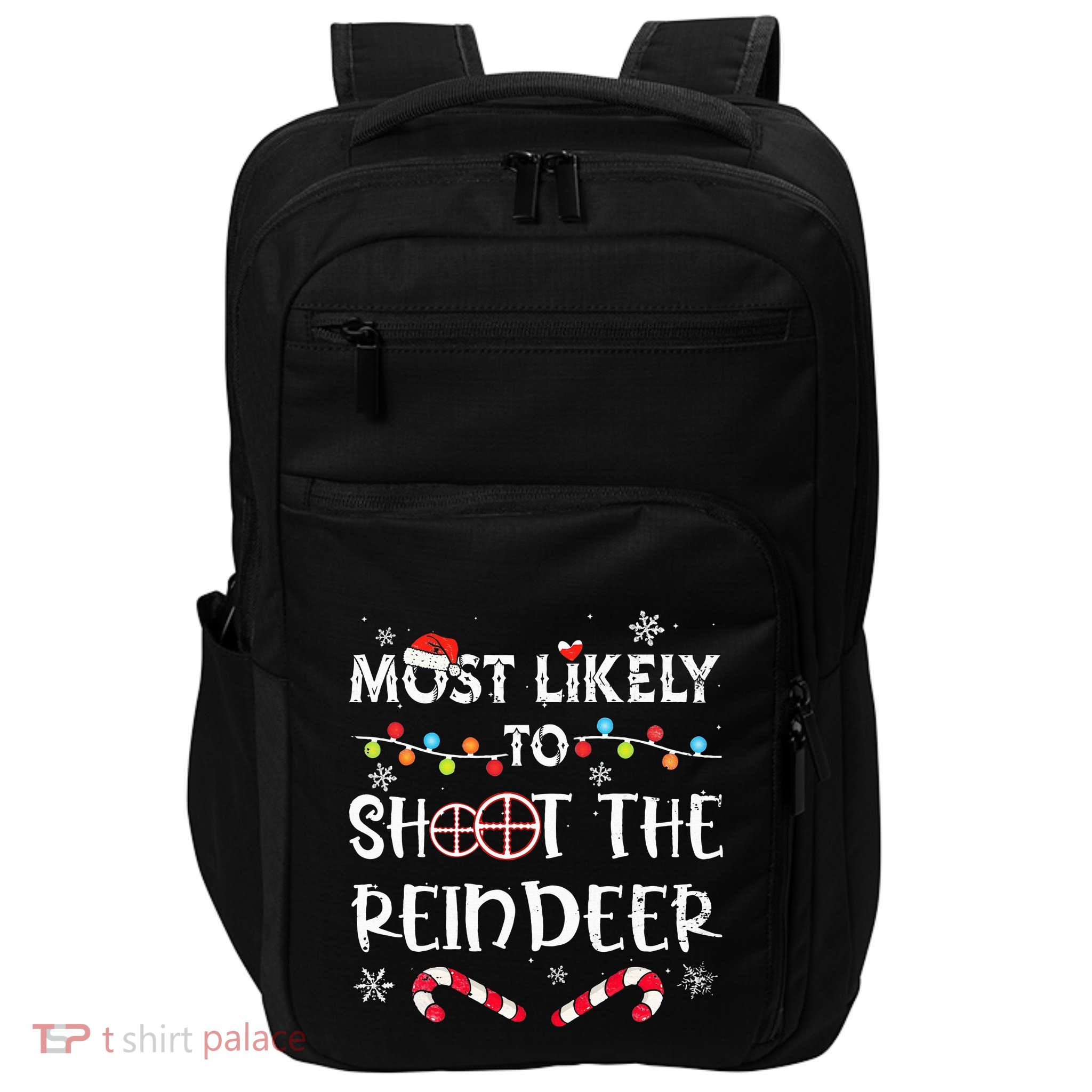 Christmas Party Game Reindeer Shooting Contest Impact Tech Backpack