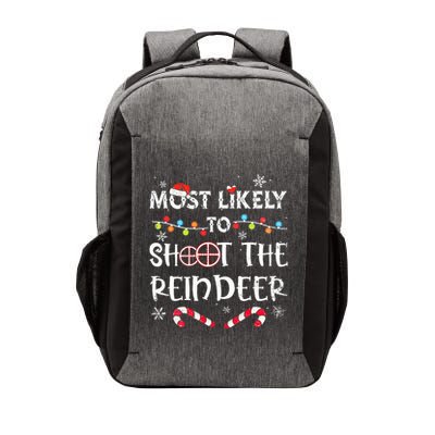 Christmas Party Game Reindeer Shooting Contest Vector Backpack