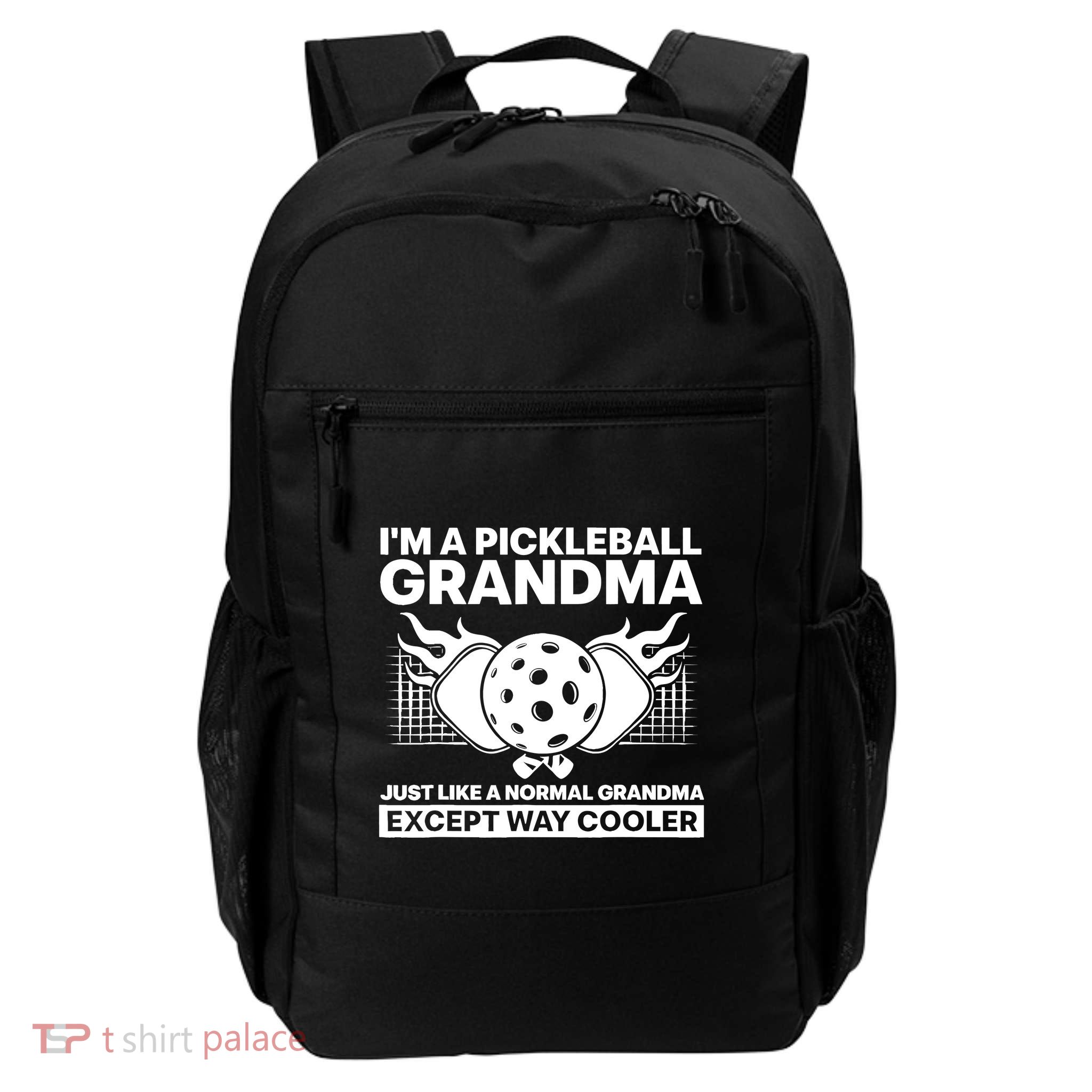Cool Pickleball Grandma Art For Wo Mom Pickleball Player Daily Commute Backpack