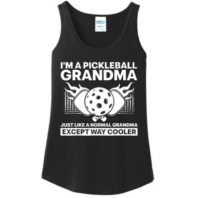 Cool Pickleball Grandma Art For Wo Mom Pickleball Player Ladies Essential Tank