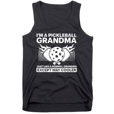 Cool Pickleball Grandma Art For Wo Mom Pickleball Player Tank Top