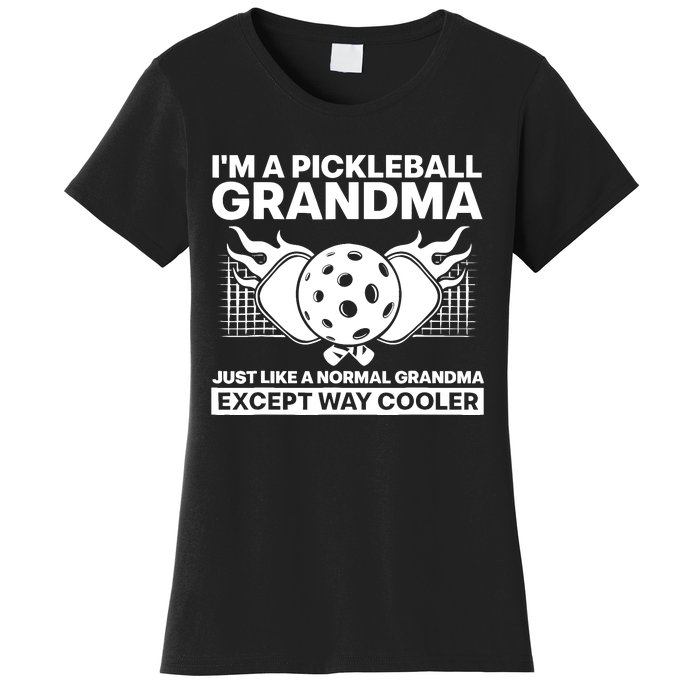 Cool Pickleball Grandma Art For Wo Mom Pickleball Player Women's T-Shirt