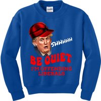 Christmas Political Humor Xmas Saying Pro Trump Anti Biden Gift Kids Sweatshirt