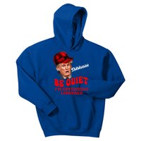 Christmas Political Humor Xmas Saying Pro Trump Anti Biden Gift Kids Hoodie