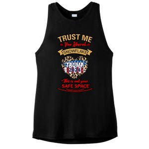 Christmas Political Humor Xmas Saying Pro Trump Anti Biden Gift Ladies PosiCharge Tri-Blend Wicking Tank