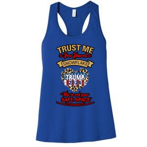 Christmas Political Humor Xmas Saying Pro Trump Anti Biden Gift Women's Racerback Tank