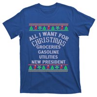 Christmas Political Humor Xmas Saying Pro Trump Anti Biden Gift T-Shirt