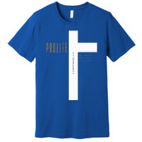 Cute Prolife He Died So You Can Live Premium T-Shirt