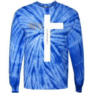 Cute Prolife He Died So You Can Live Tie-Dye Long Sleeve Shirt