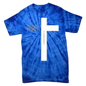 Cute Prolife He Died So You Can Live Tie-Dye T-Shirt