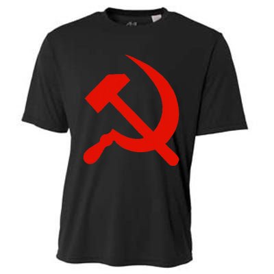 Communist Propaganda Hammer And Sickle Cooling Performance Crew T-Shirt