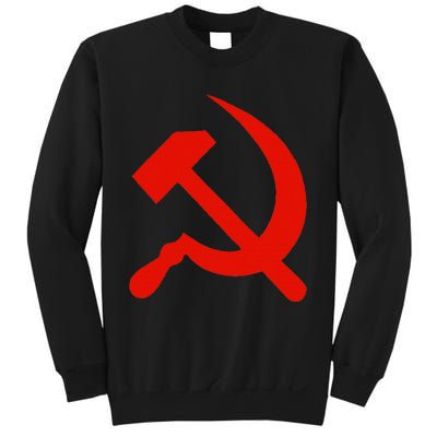 Communist Propaganda Hammer And Sickle Sweatshirt