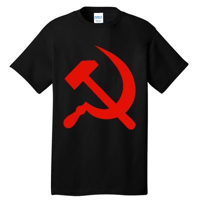 Communist Propaganda Hammer And Sickle Tall T-Shirt