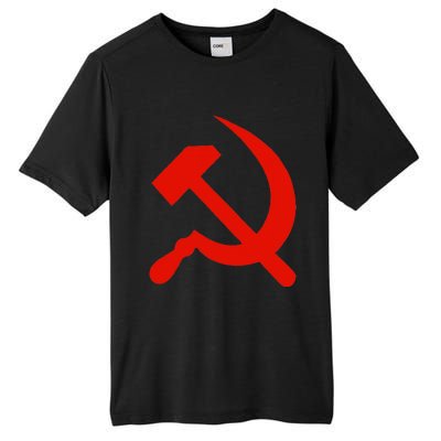 Communist Propaganda Hammer And Sickle Tall Fusion ChromaSoft Performance T-Shirt