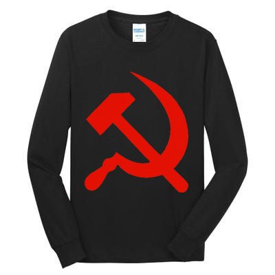 Communist Propaganda Hammer And Sickle Tall Long Sleeve T-Shirt