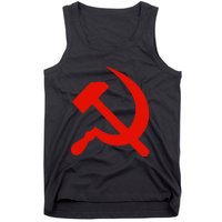 Communist Propaganda Hammer And Sickle Tank Top