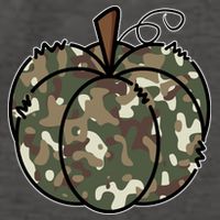 Camouflage Pumpkin Holiday Vector Backpack