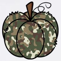 Camouflage Pumpkin Holiday Long Sleeve Shirt