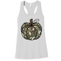 Camouflage Pumpkin Holiday Women's Racerback Tank