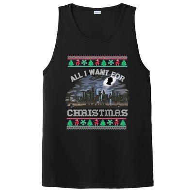 Christmas Political Humor Xmas Saying Pro Trump Anti Biden Cute Gift PosiCharge Competitor Tank