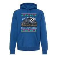 Christmas Political Humor Xmas Saying Pro Trump Anti Biden Cute Gift Premium Hoodie