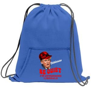 Christmas Political Humor Xmas Saying Pro Trump Anti Biden Gift Sweatshirt Cinch Pack Bag