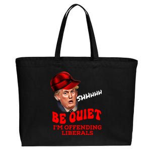 Christmas Political Humor Xmas Saying Pro Trump Anti Biden Gift Cotton Canvas Jumbo Tote