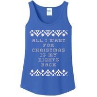 Christmas Political Humor Xmas Saying Pro Trump Anti Biden Gift Ladies Essential Tank