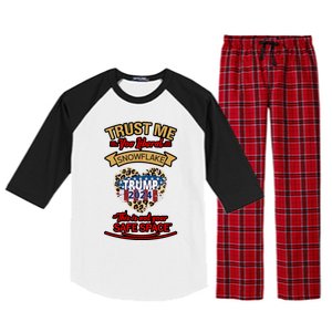 Christmas Political Humor Xmas Saying Pro Trump Anti Biden Meaningful Gift Raglan Sleeve Pajama Set