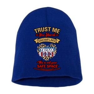 Christmas Political Humor Xmas Saying Pro Trump Anti Biden Meaningful Gift Short Acrylic Beanie