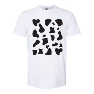 Cow Print Halloween Costume Cow Animal Softstyle CVC T-Shirt