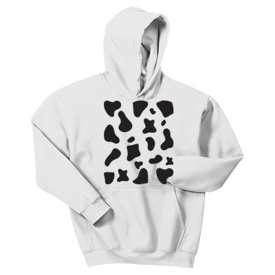 Cow Print Halloween Costume Cow Animal Kids Hoodie