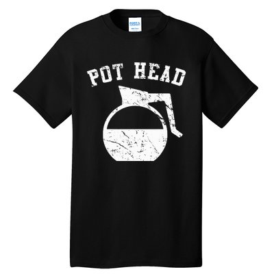 Coffee Pot Head Tall T-Shirt