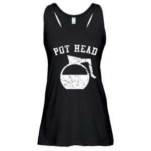 Coffee Pot Head Ladies Essential Flowy Tank