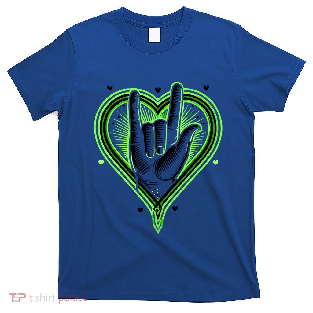 Cerebral Palsy Hand Sign Cp Warrior Green Ribbon Gift T-Shirt