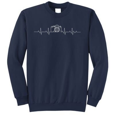 Camera Photography Heartbeat For Photographers Sweatshirt