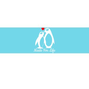 Cute Penguin Heart Valentines Day Gift Bumper Sticker