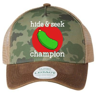 Christmas Pickle Hide And Seek Champion Gift Legacy Tie Dye Trucker Hat