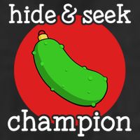 Christmas Pickle Hide And Seek Champion Gift 7 Panel Mesh Trucker Snapback Hat