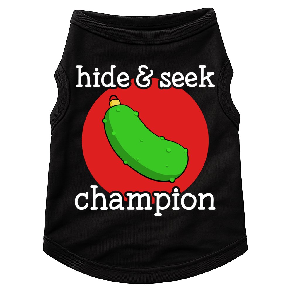 Christmas Pickle Hide And Seek Champion Gift Doggie Tank