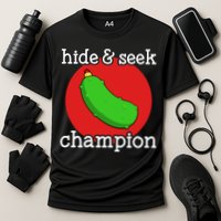 Christmas Pickle Hide And Seek Champion Gift Cooling Performance Crew T-Shirt