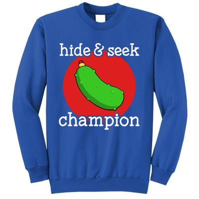 Christmas Pickle Hide And Seek Champion Gift Sweatshirt