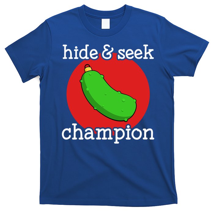 Christmas Pickle Hide And Seek Champion Gift T-Shirt