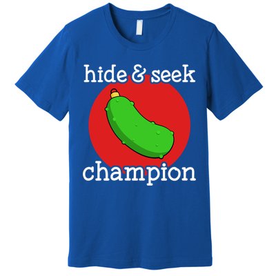 Christmas Pickle Hide And Seek Champion Gift Premium T-Shirt