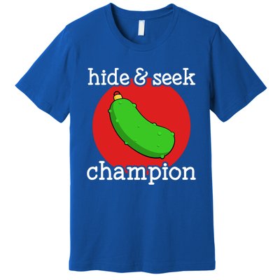 Christmas Pickle Hide And Seek Champion Gift Premium T-Shirt