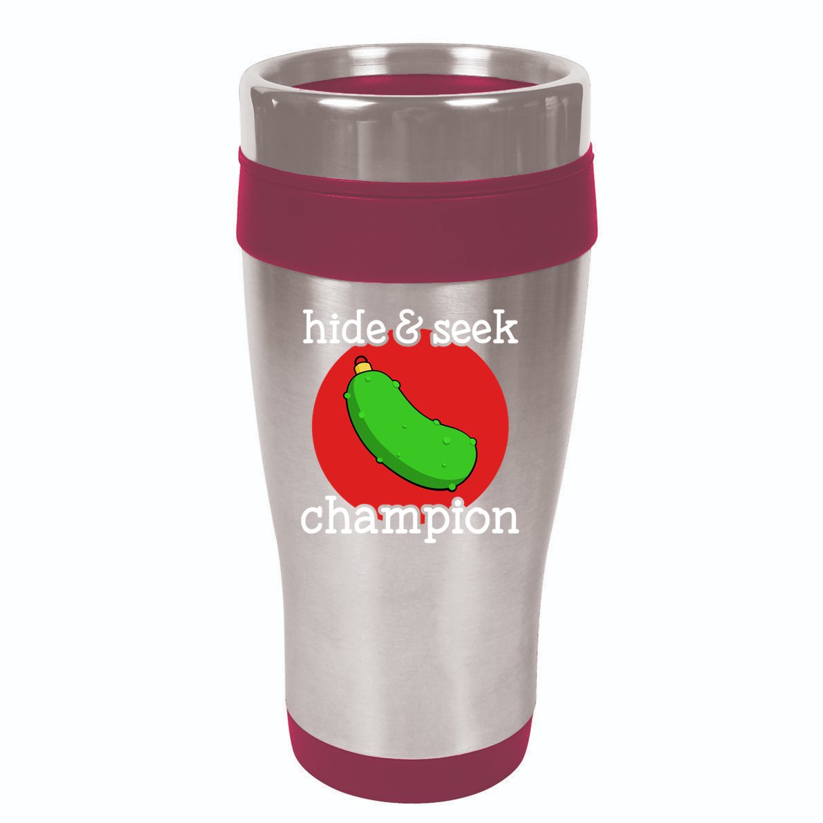 Christmas Pickle Hide And Seek Champion Gift 16oz Travel Tumbler