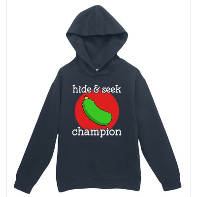 Christmas Pickle Hide And Seek Champion Gift Urban Pullover Hoodie