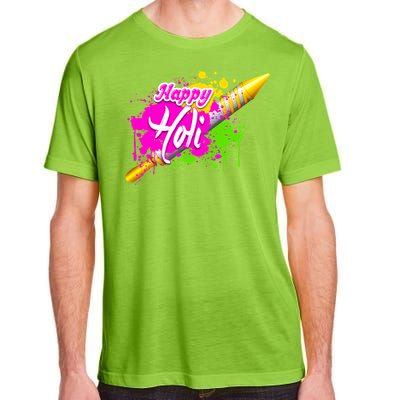 Colorful Pichkari Happy Holi Gift Adult ChromaSoft Performance T-Shirt