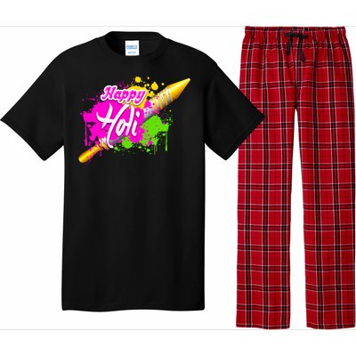 Colorful Pichkari Happy Holi Gift Pajama Set