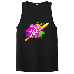 Colorful Pichkari Happy Holi Gift PosiCharge Competitor Tank